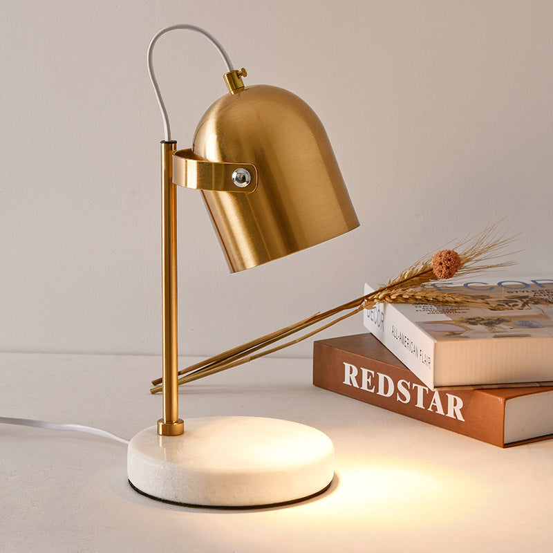 Candle Warmer | The reader gold lamp with marble plate